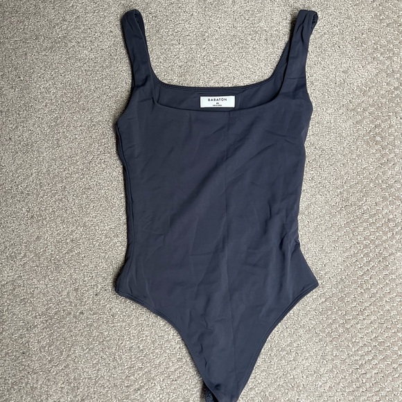 Babaton dark grey blue contour bodysuit - Picture 1 of 1